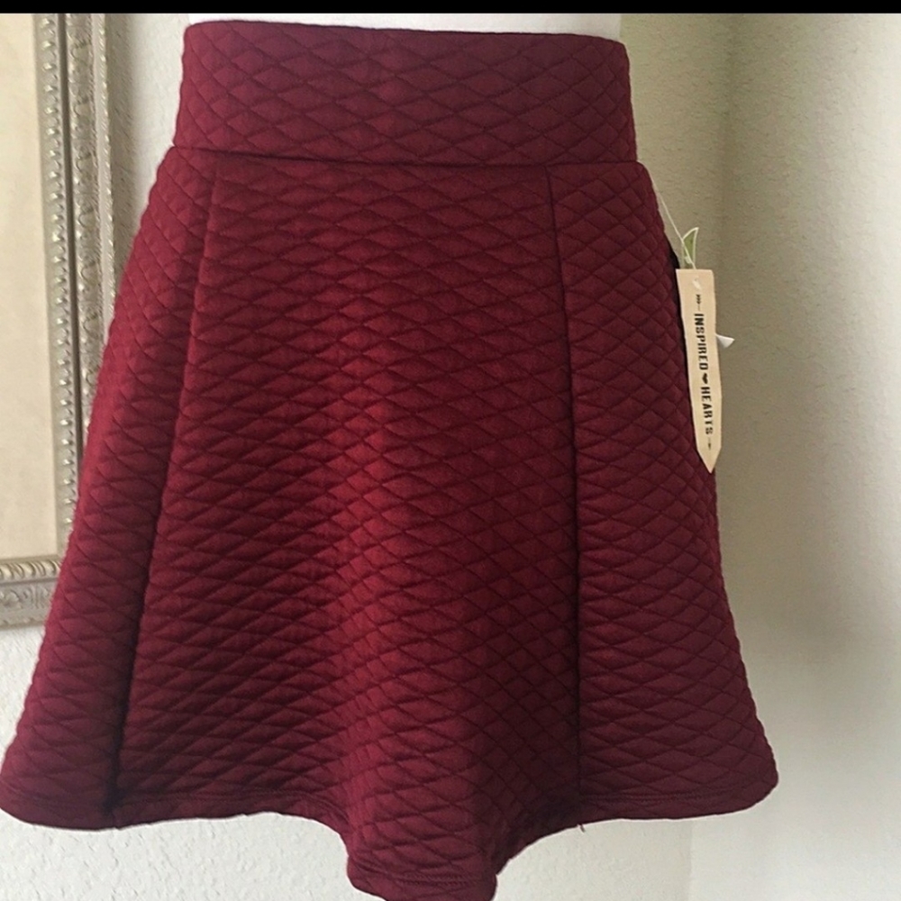 Maroon Skirt NWT